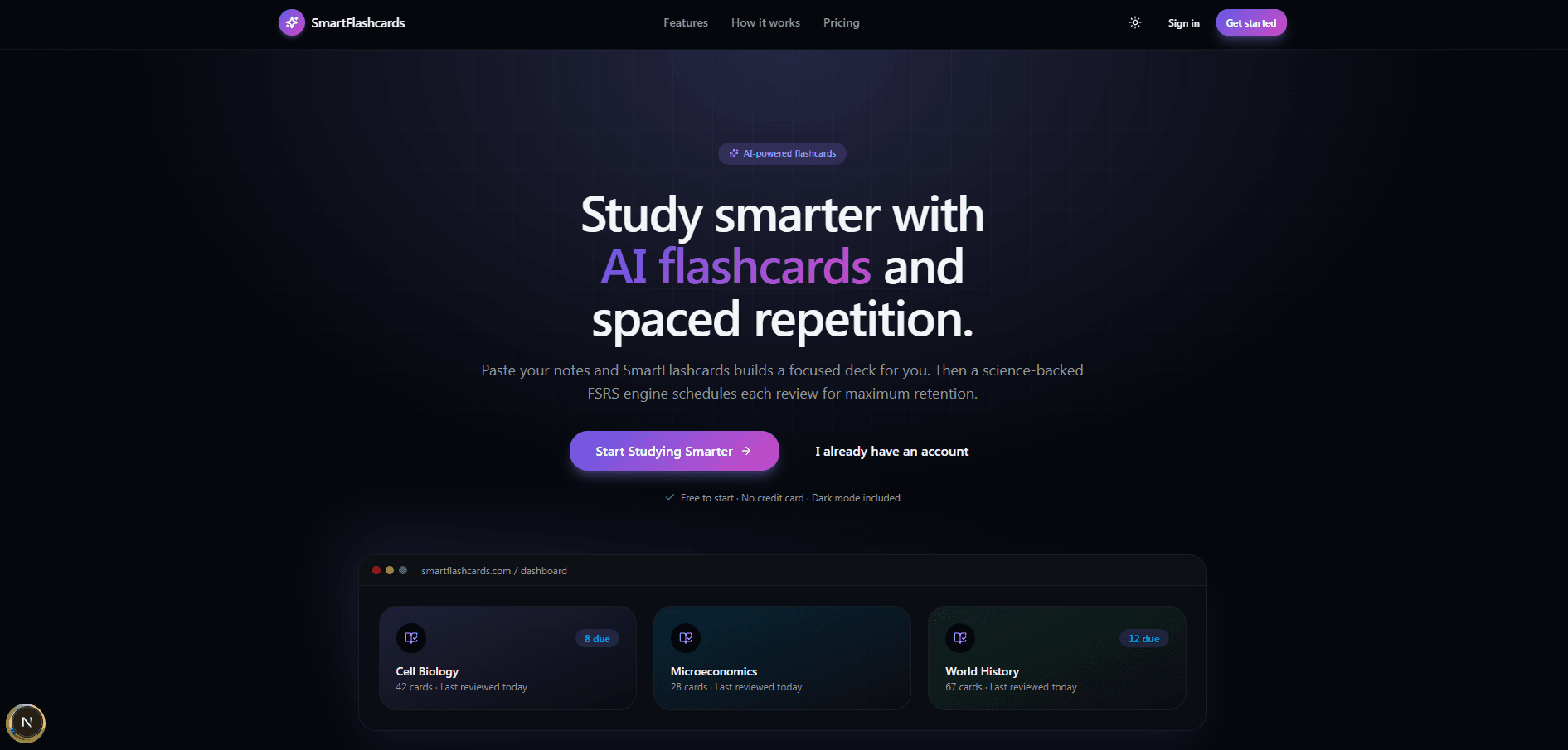 Imagem do projeto: SmartFlashcards