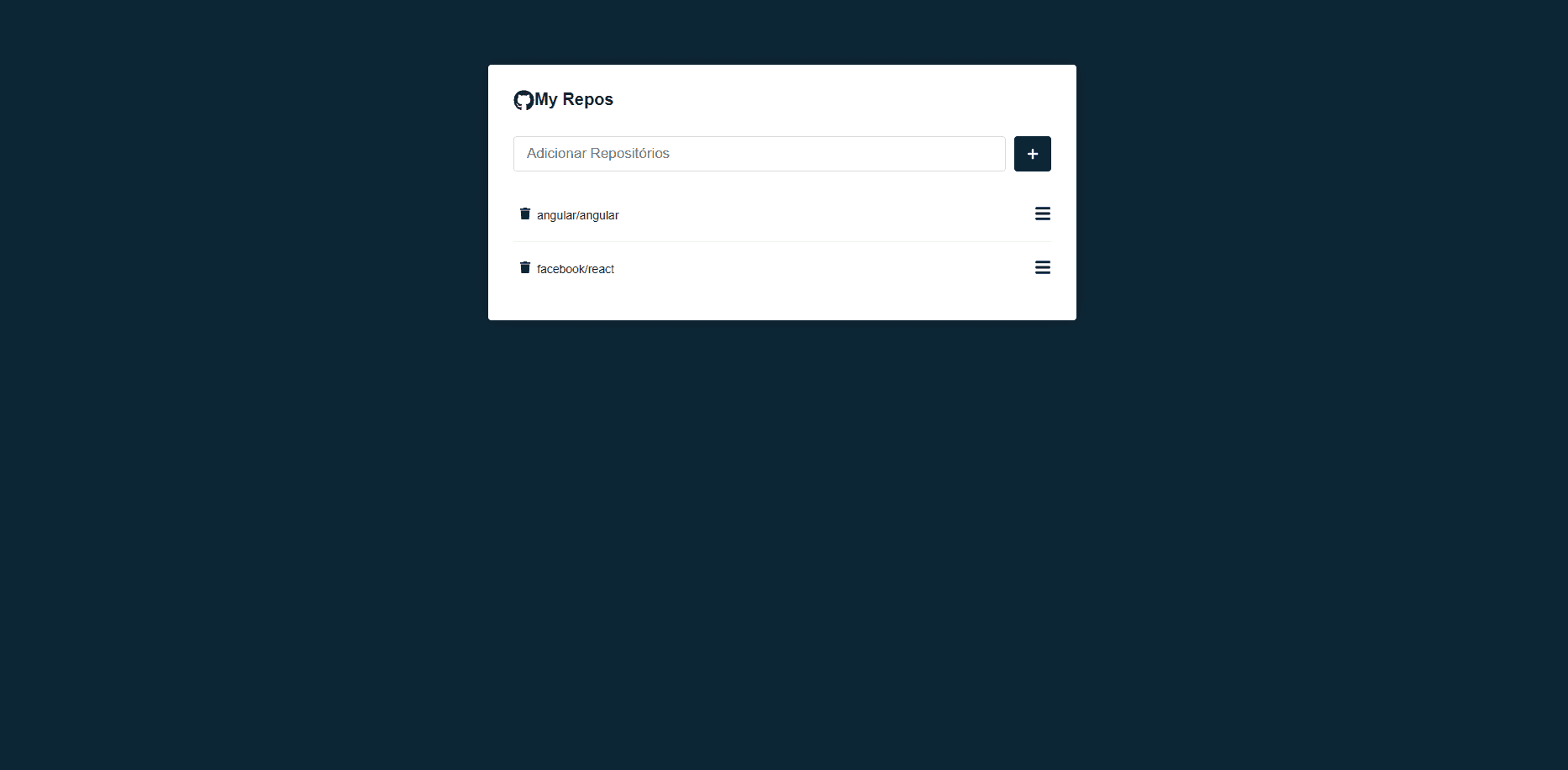 Imagem do projeto: My Repos